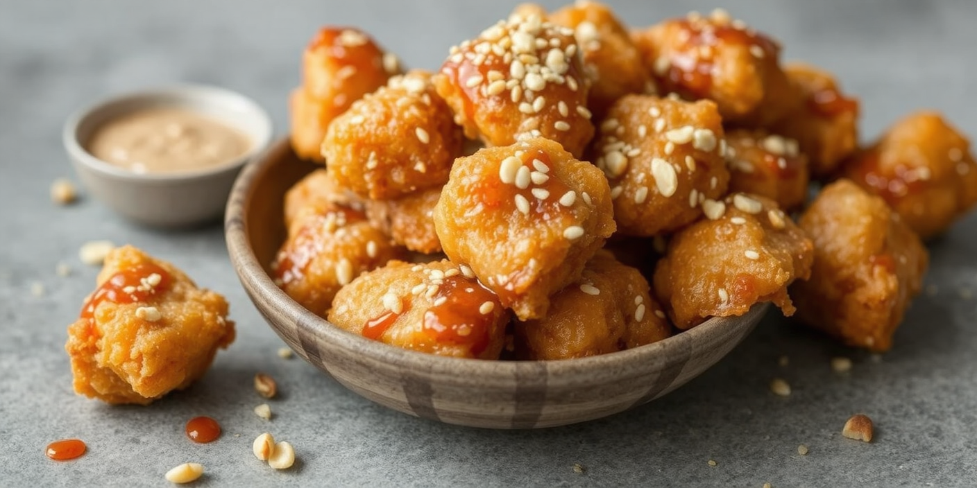 Dakgangjeong – Crispy Korean Chicken Nuggets